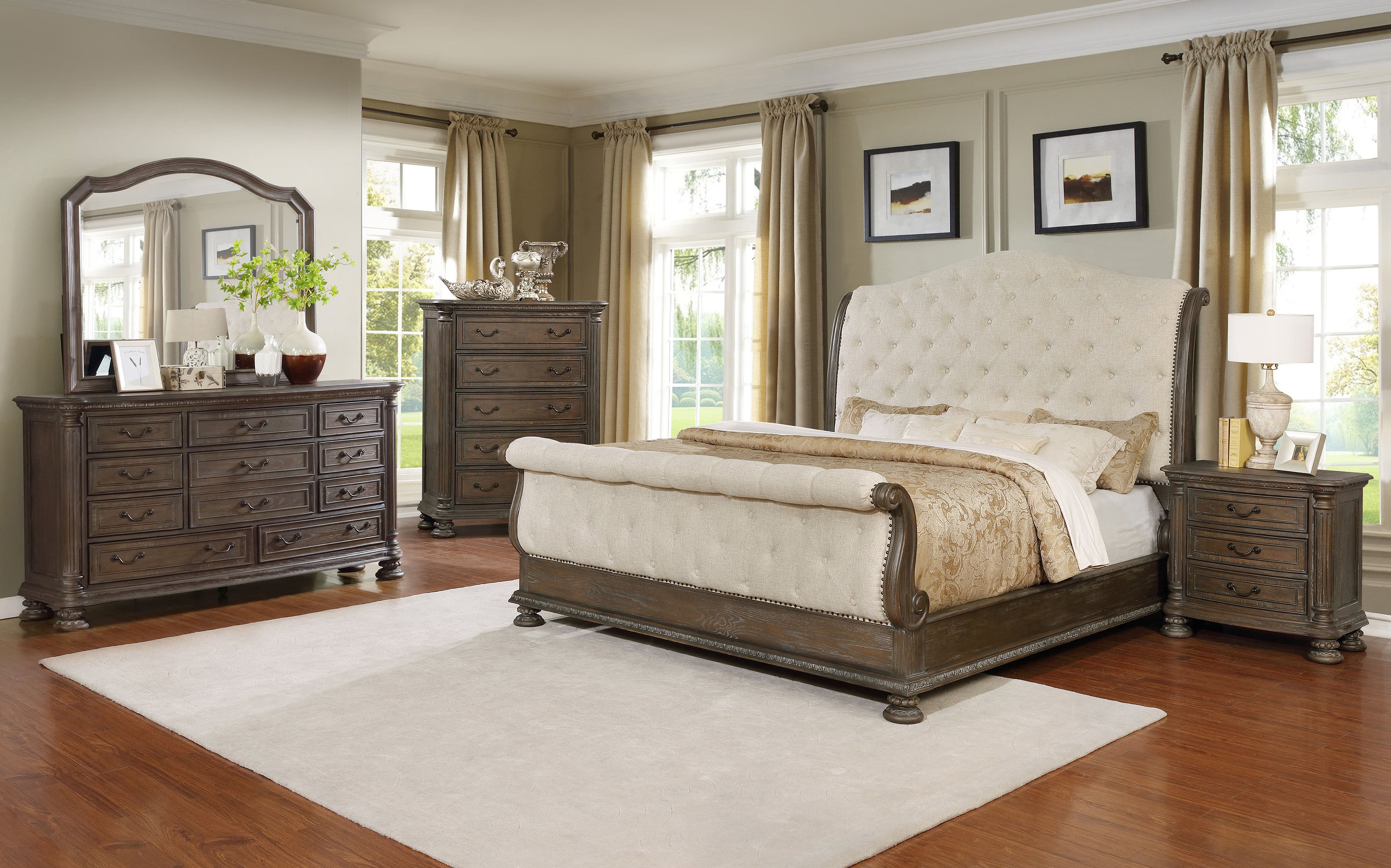 B101 Dresser — Rustic Brown