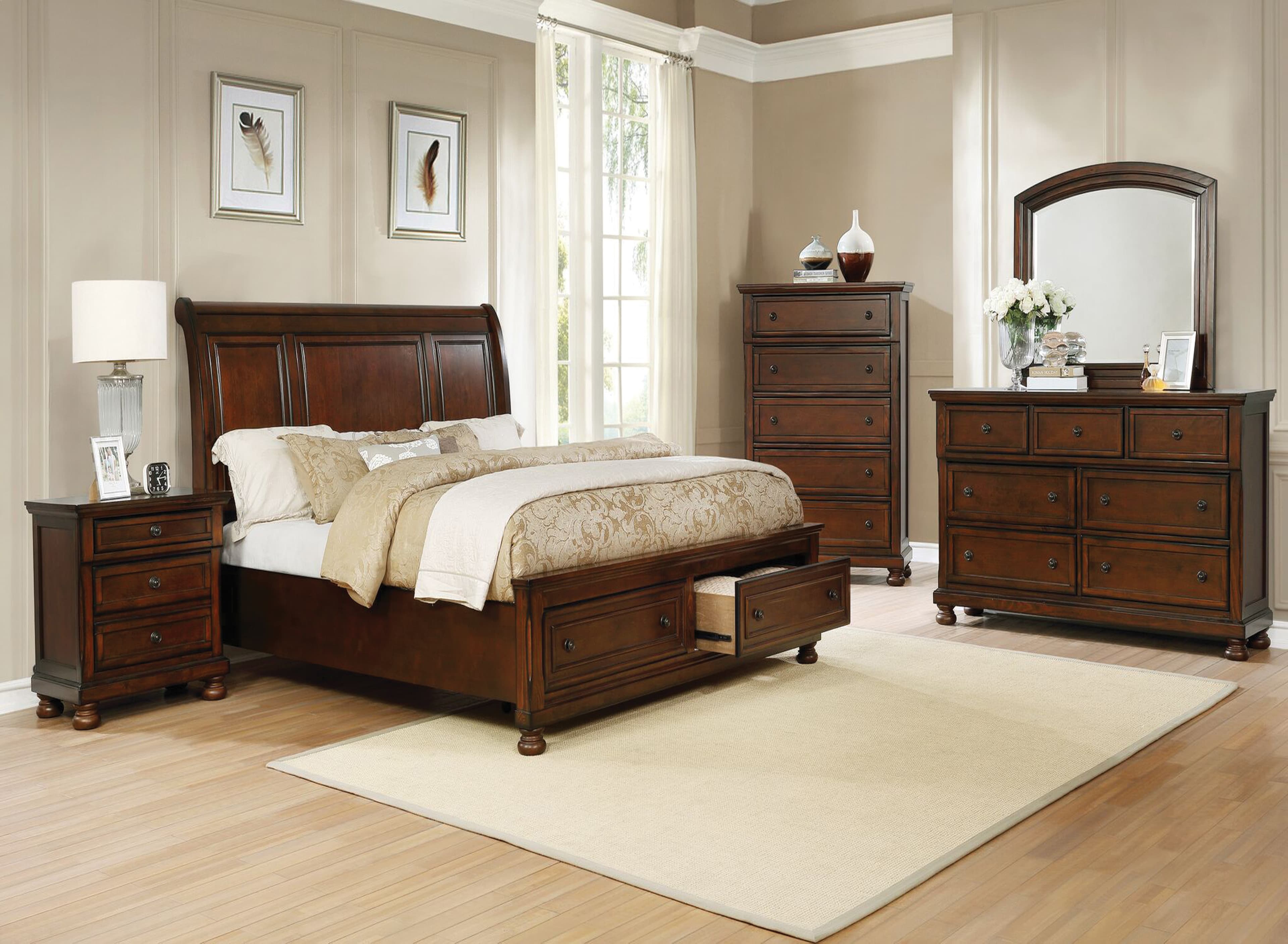 B125 Chest — Brown Cherry