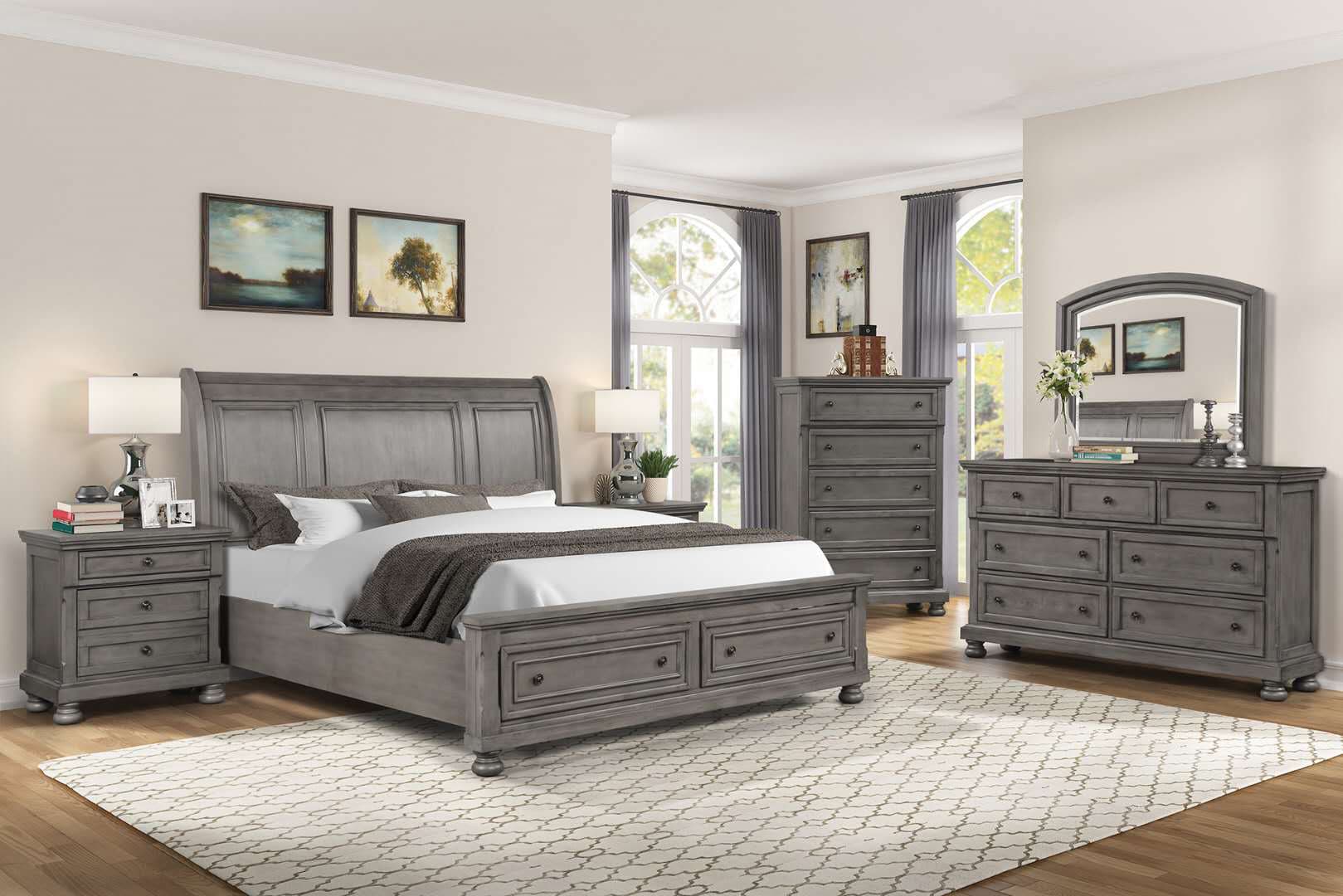 B126 Dresser — Grey