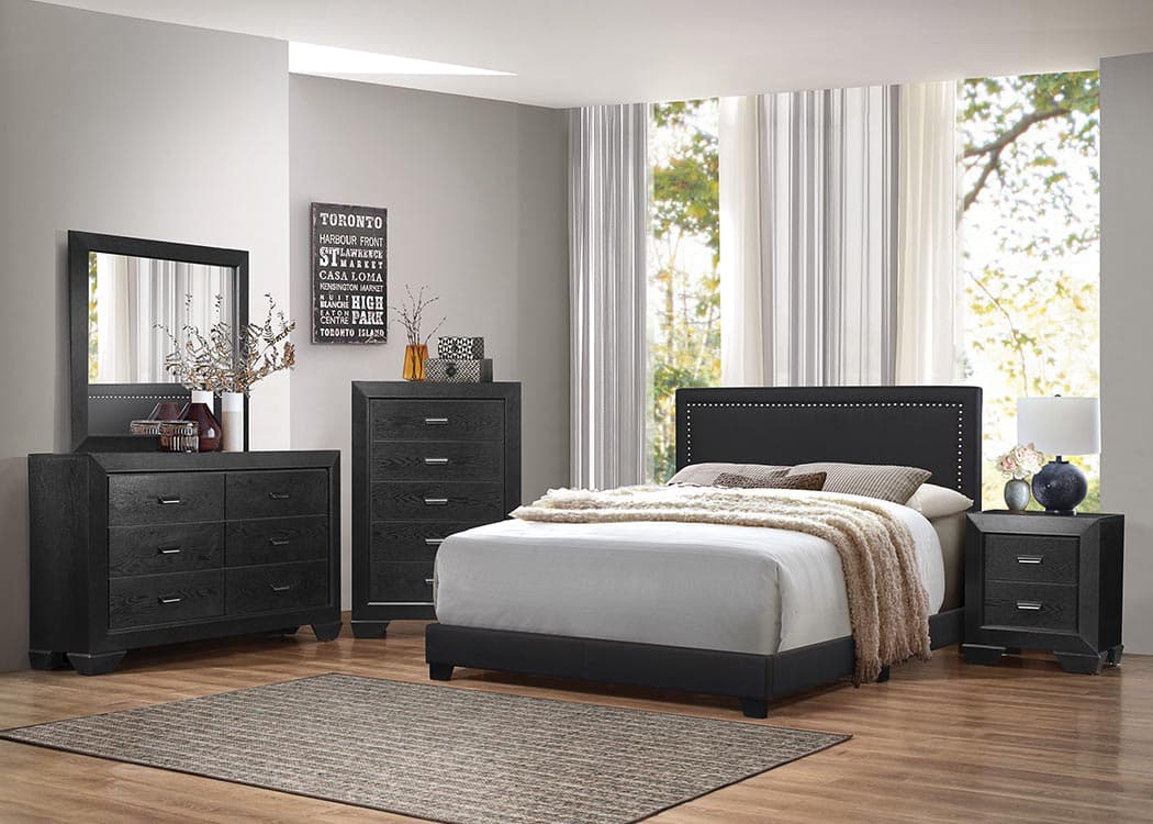 B552 Chest — Black Wood Grain