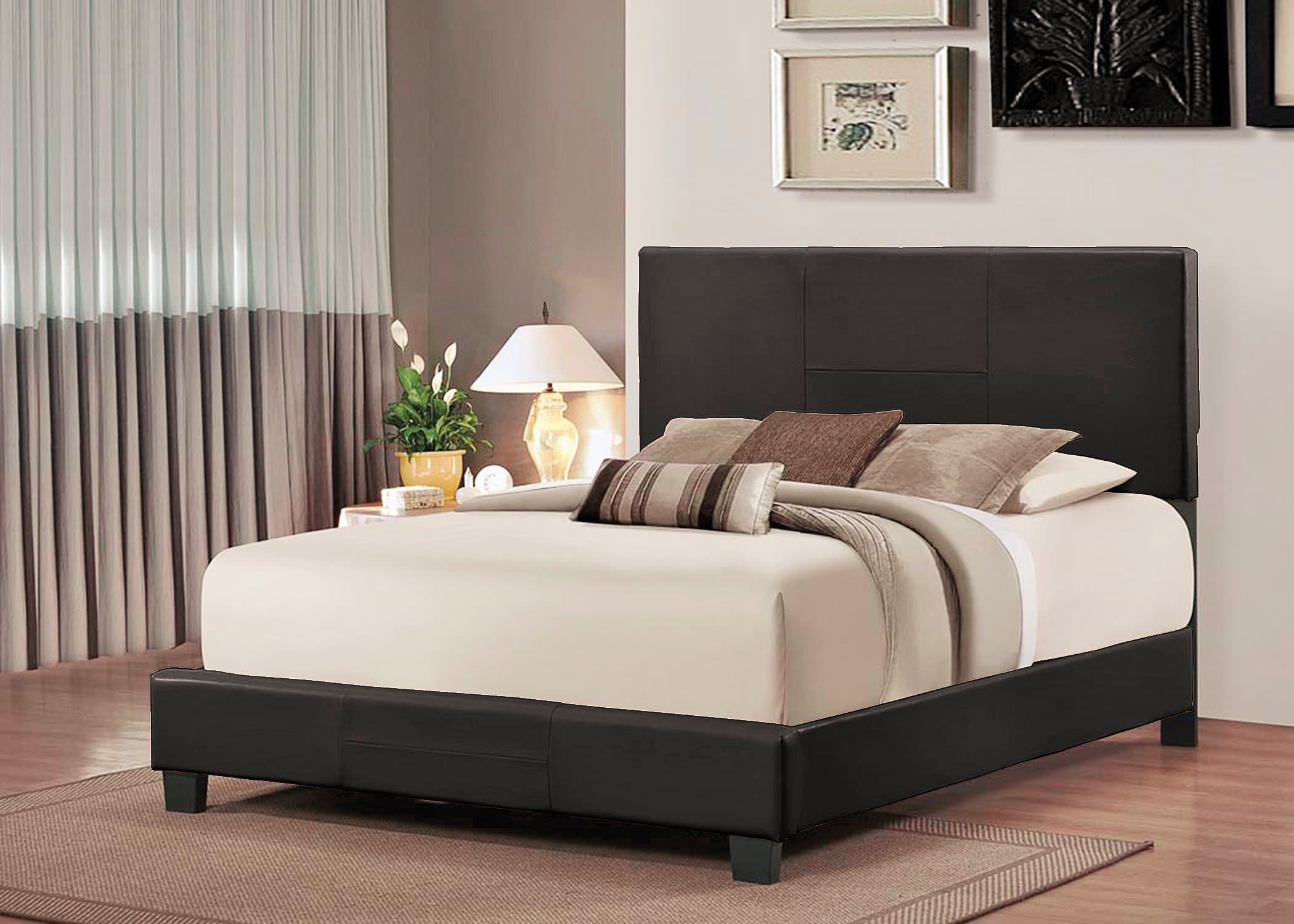 B500 BED Brown PU
