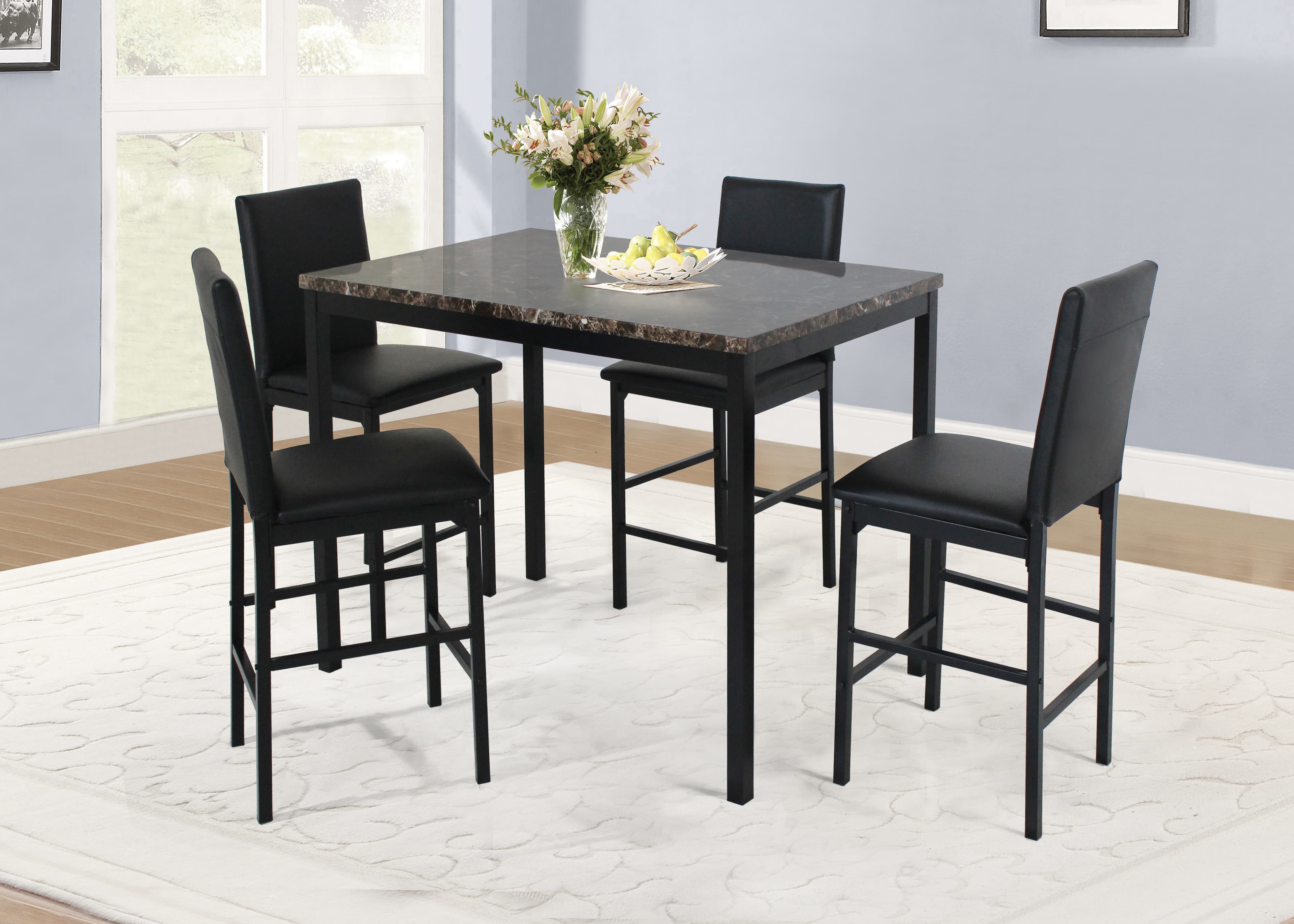 D394 Table & 4 Pub Chair