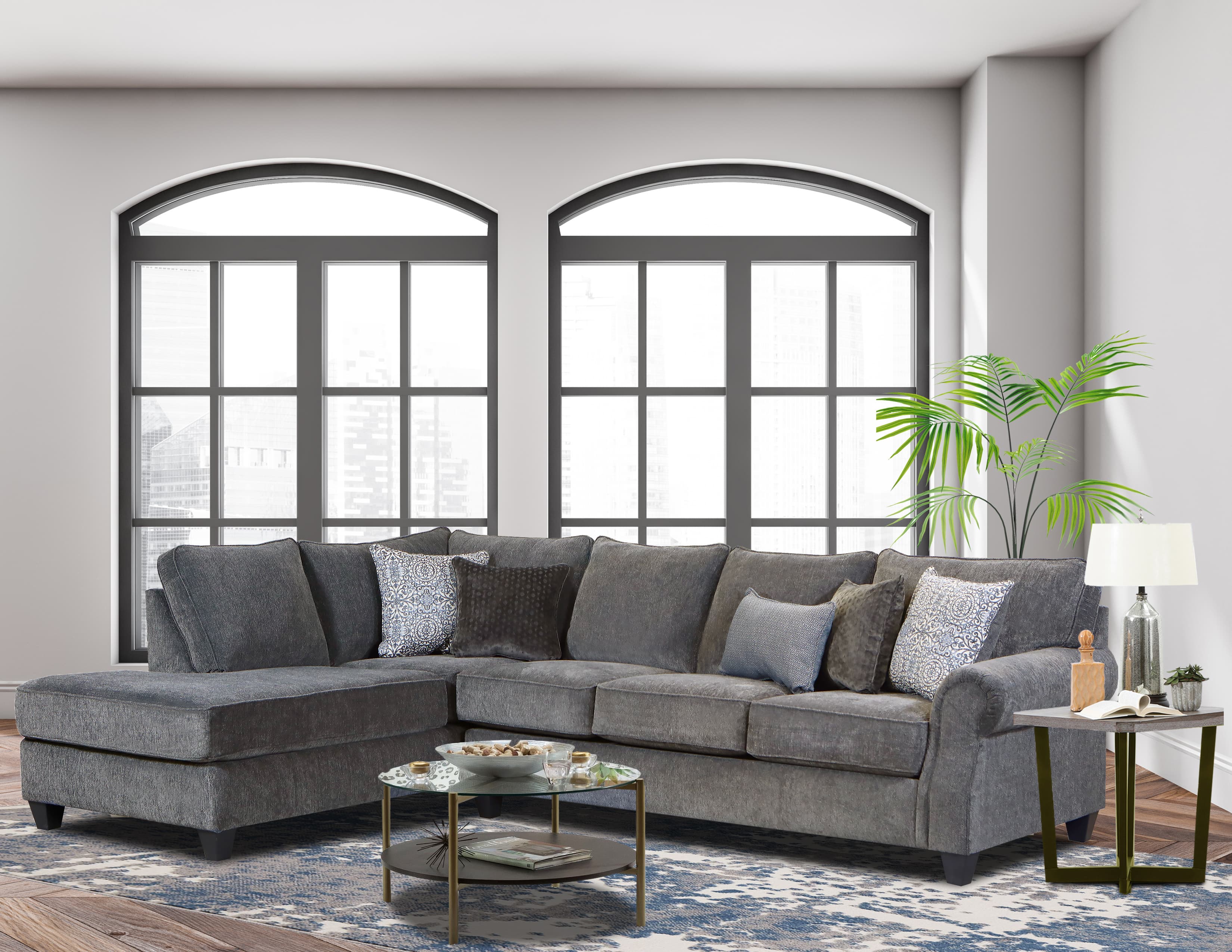 U217 2 PC. Sectional