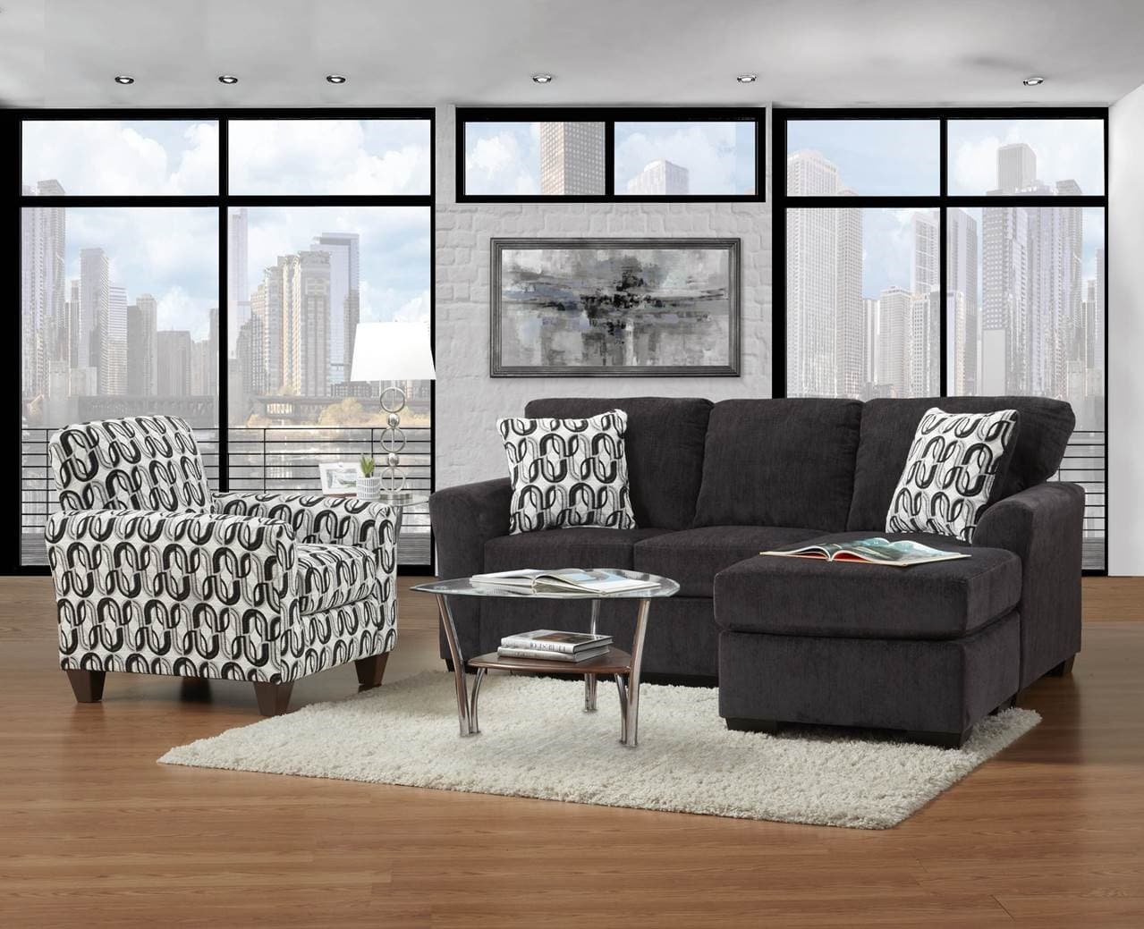 U395 Sofa Chaise