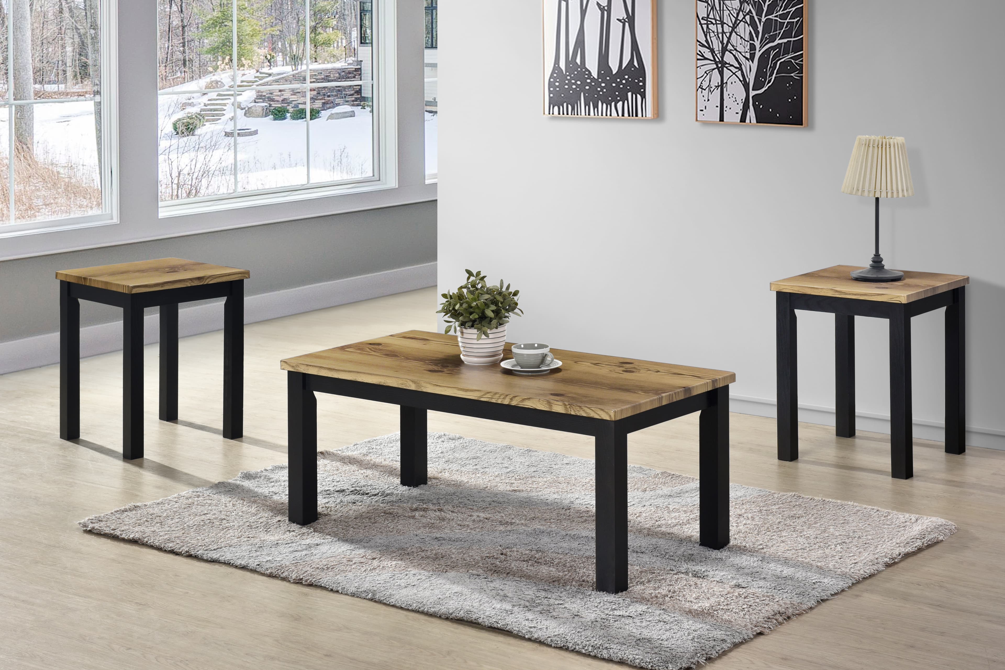 T704 Cocktail & 2 End Tables