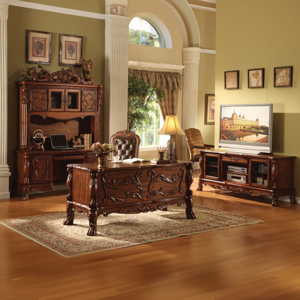 Executive Computer Desk W/Hutch 3