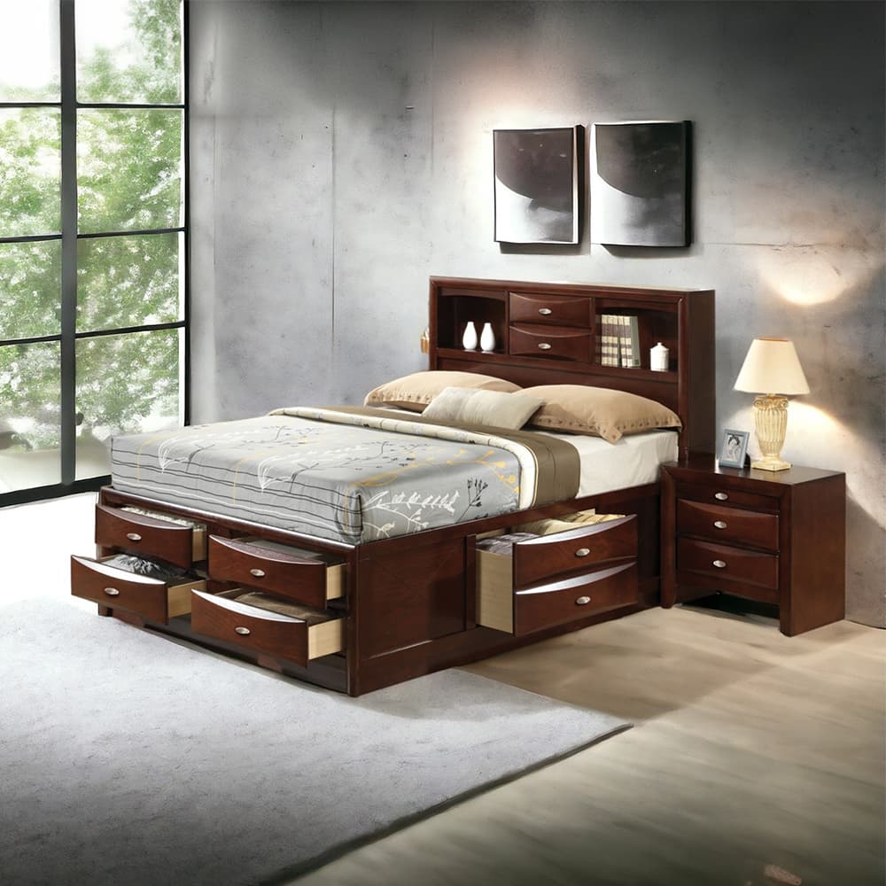 Eastern King Bed W/Storage 7