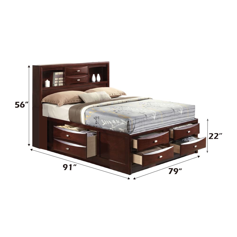 Eastern King Bed W/Storage 10