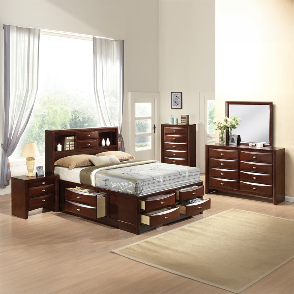 Eastern King Bed W/Storage 9