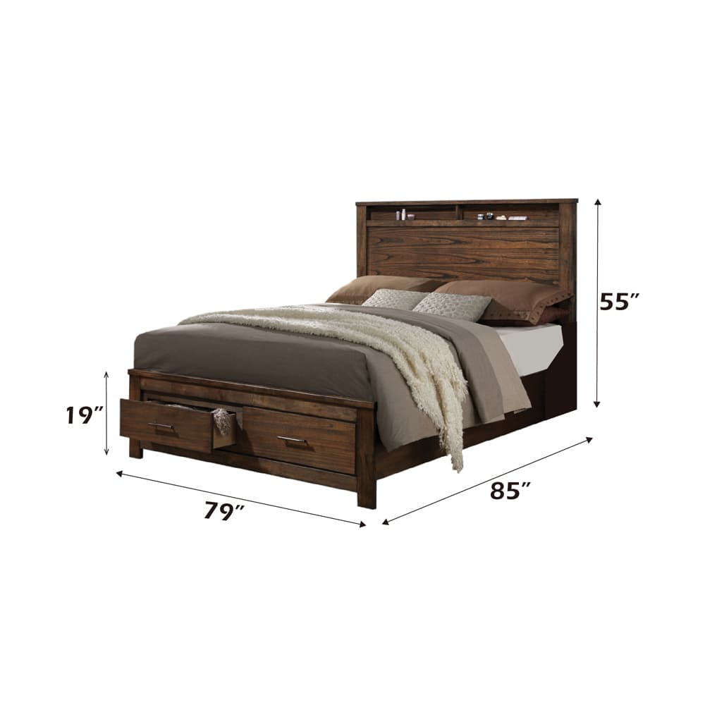 Eastern King Bed W/Storage 3