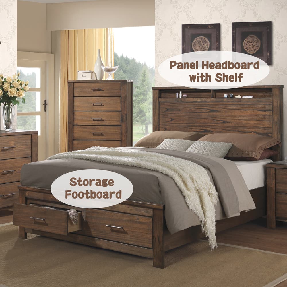 Eastern King Bed W/Storage 4