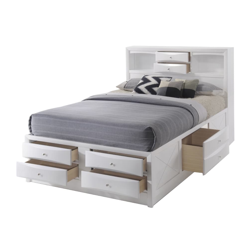 Queen Bed W/Storage 2