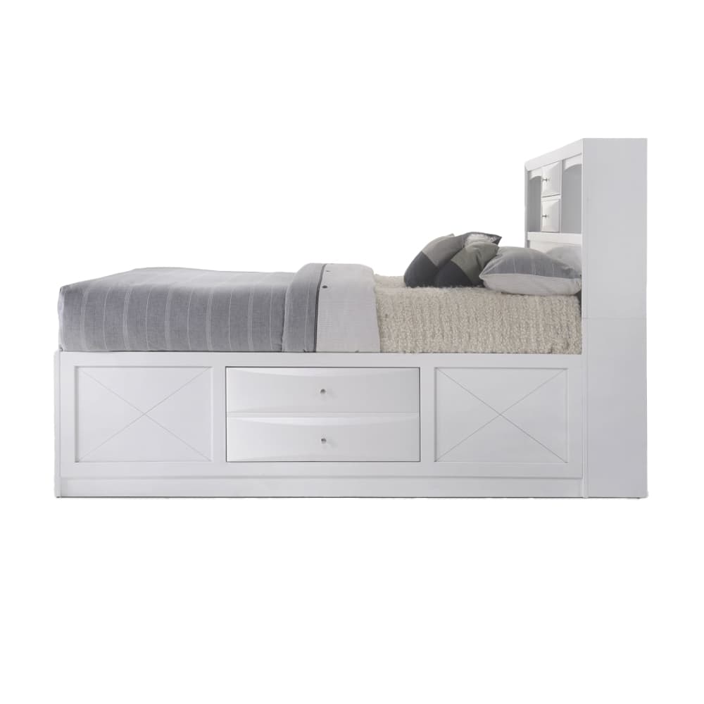 Queen Bed W/Storage 4