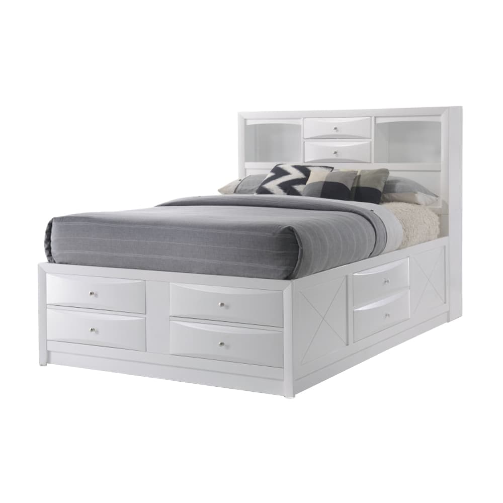 Queen Bed W/Storage 5