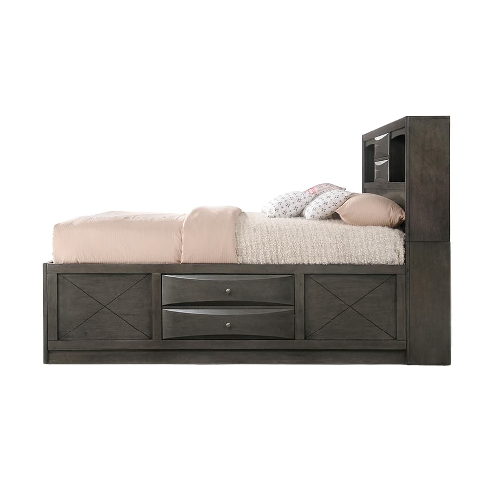 Eastern King Bed W/Storage 4