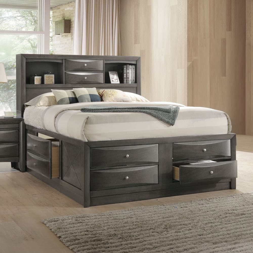 Eastern King Bed W/Storage