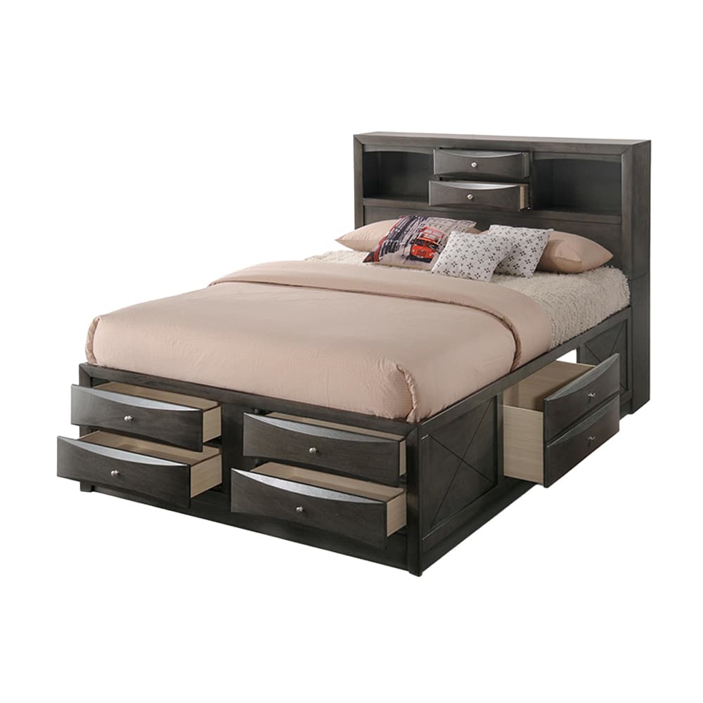 Eastern King Bed W/Storage 5