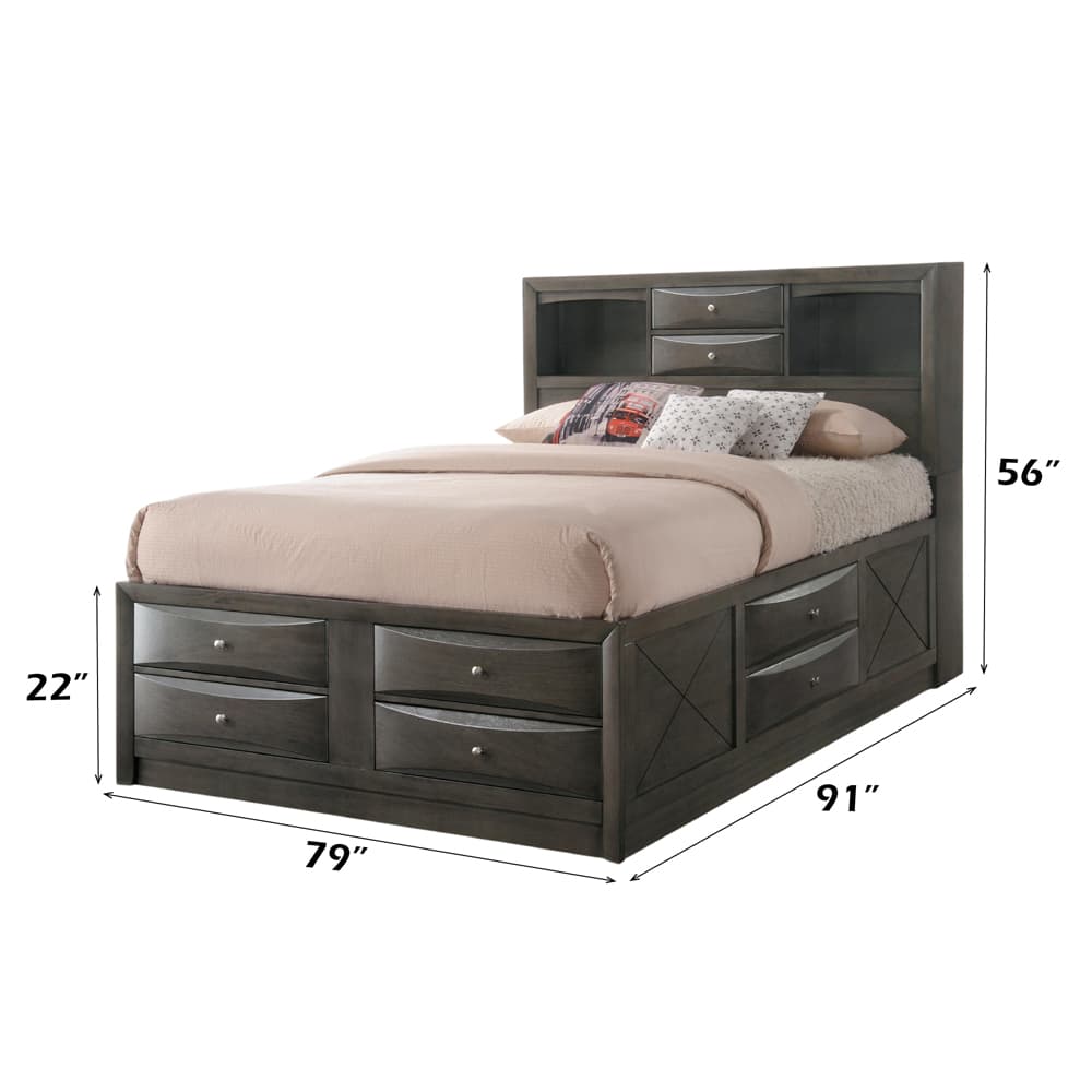 Eastern King Bed W/Storage 11