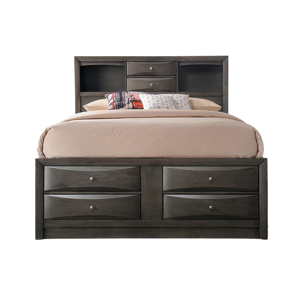 Queen Bed W/Storage 3