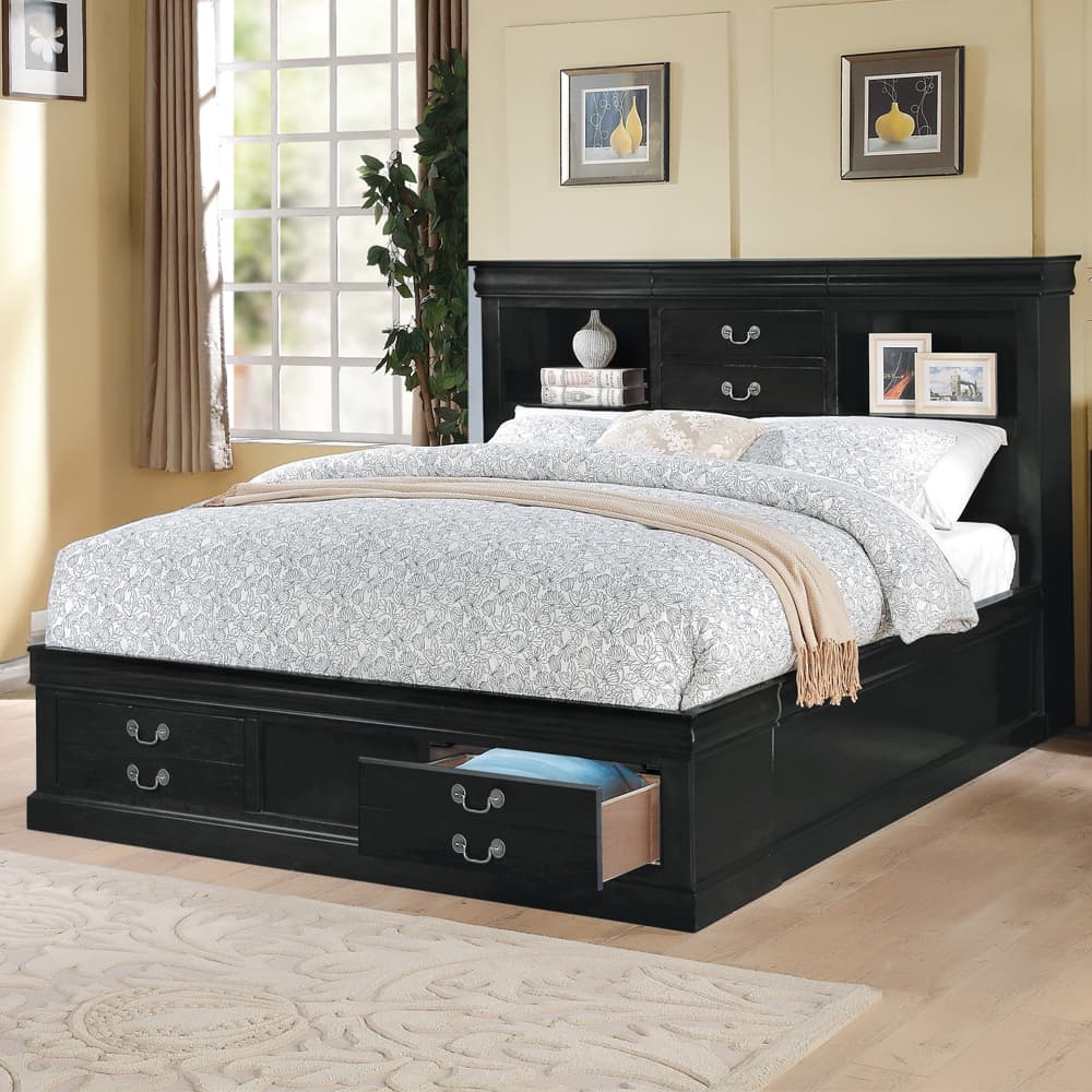 Eastern King Bed W/Storage