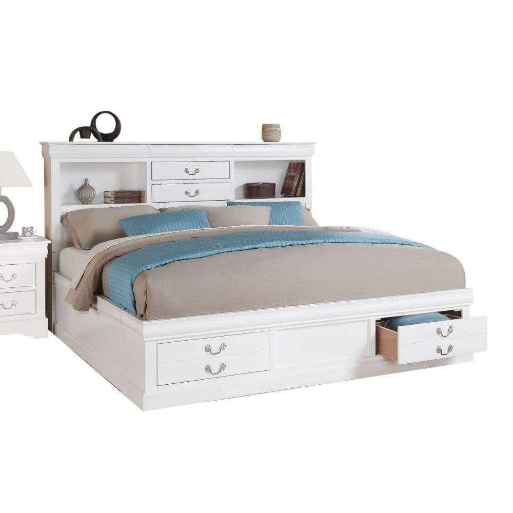 Eastern King Bed W/Storage 2