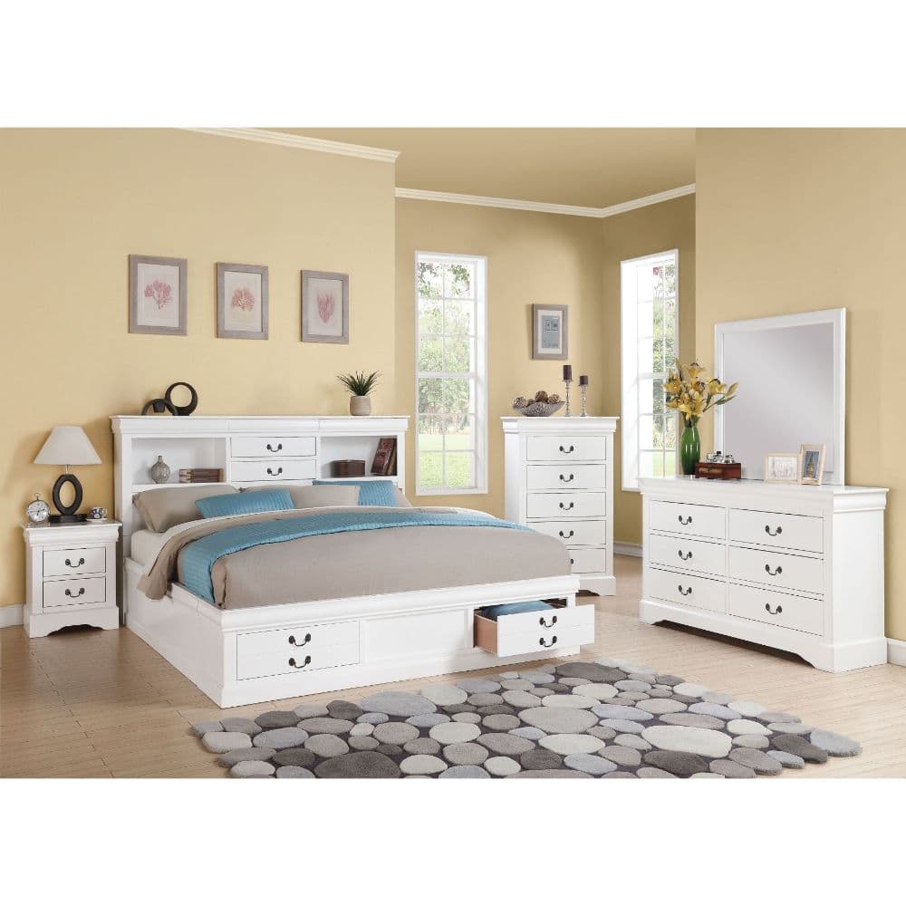 Eastern King Bed W/Storage 3