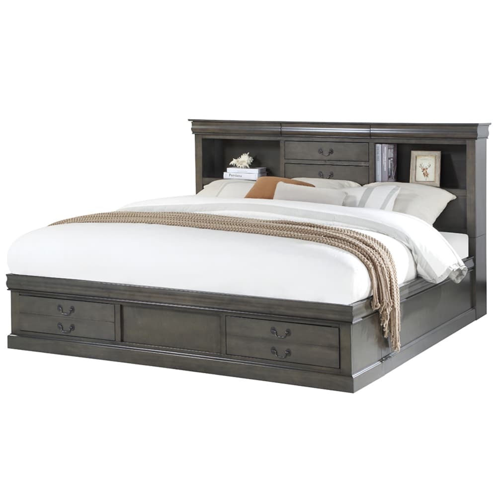 Queen Bed W/Storage 2