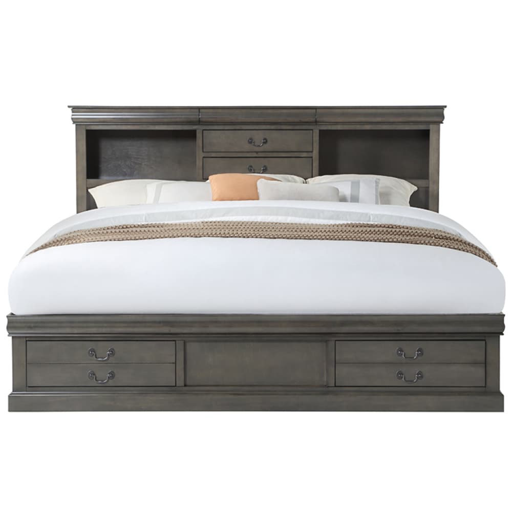 Queen Bed W/Storage 3