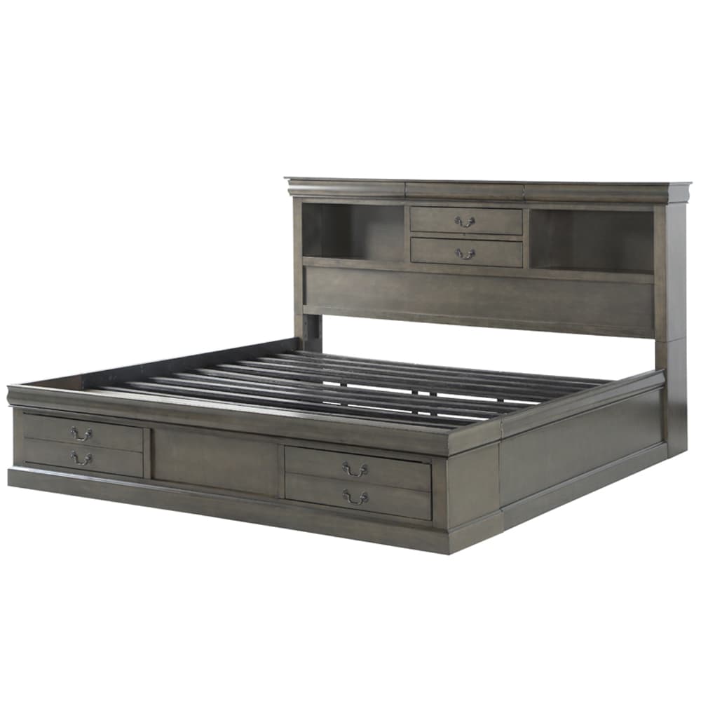 Queen Bed W/Storage 4
