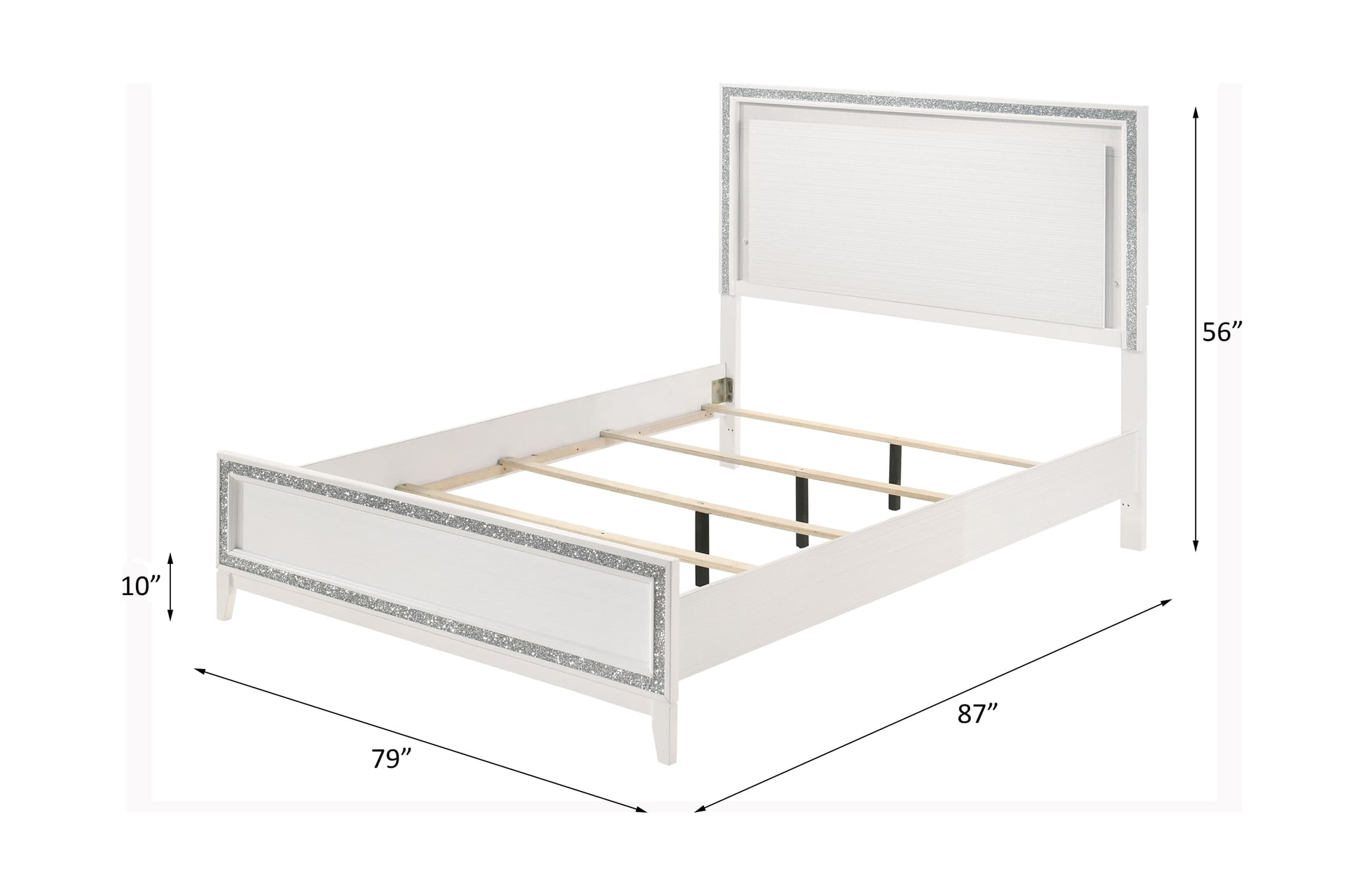 Eastern King Bed W/LED 4