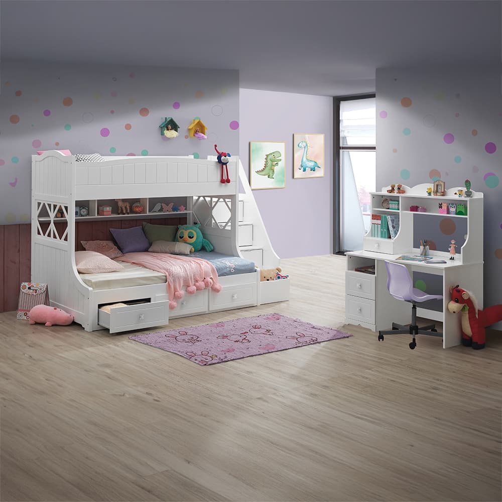 Bunk Bed (T/F) W/Storage 6