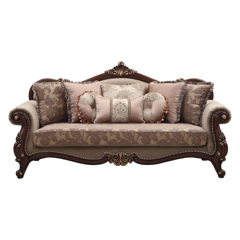 Sofa W/8 Pillows
