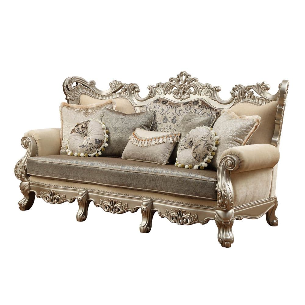 Sofa W/7 Pillows