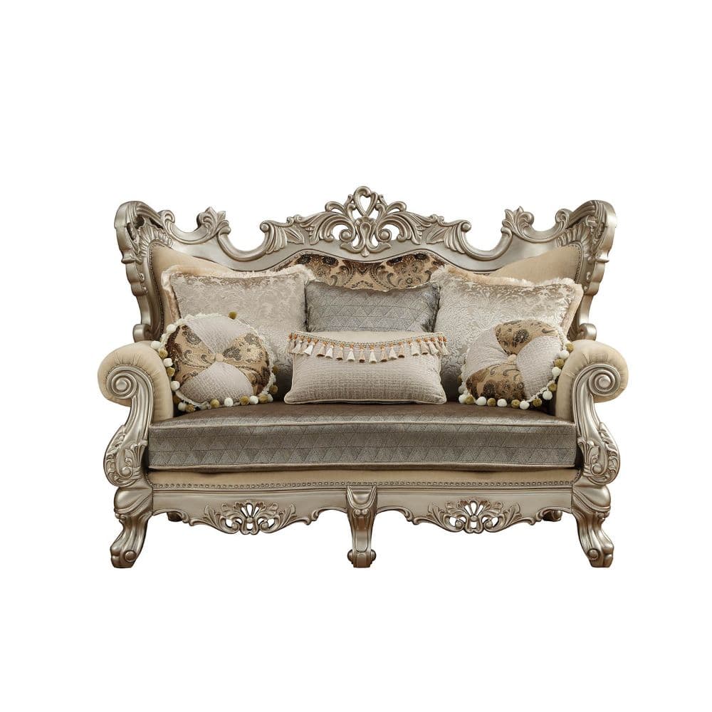 Loveseat W/6 Pillows 2