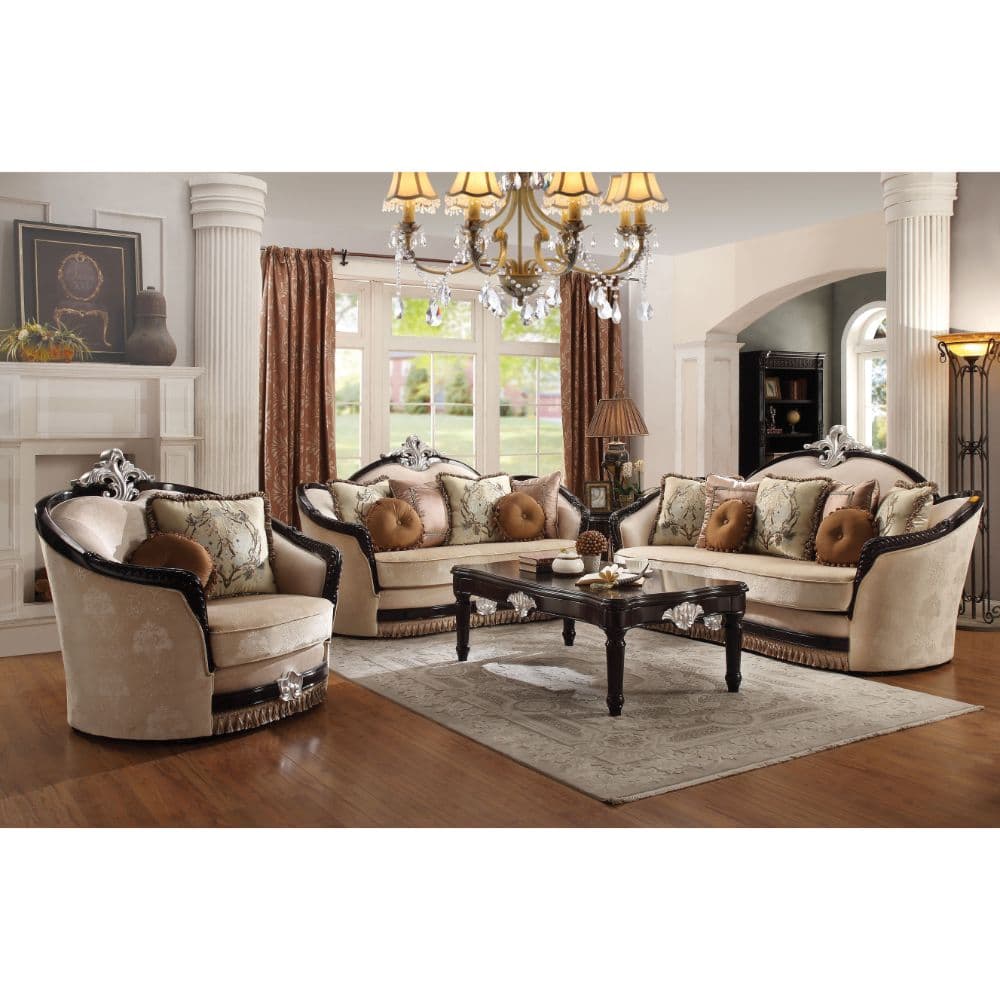 Loveseat W/6 Pillows 2