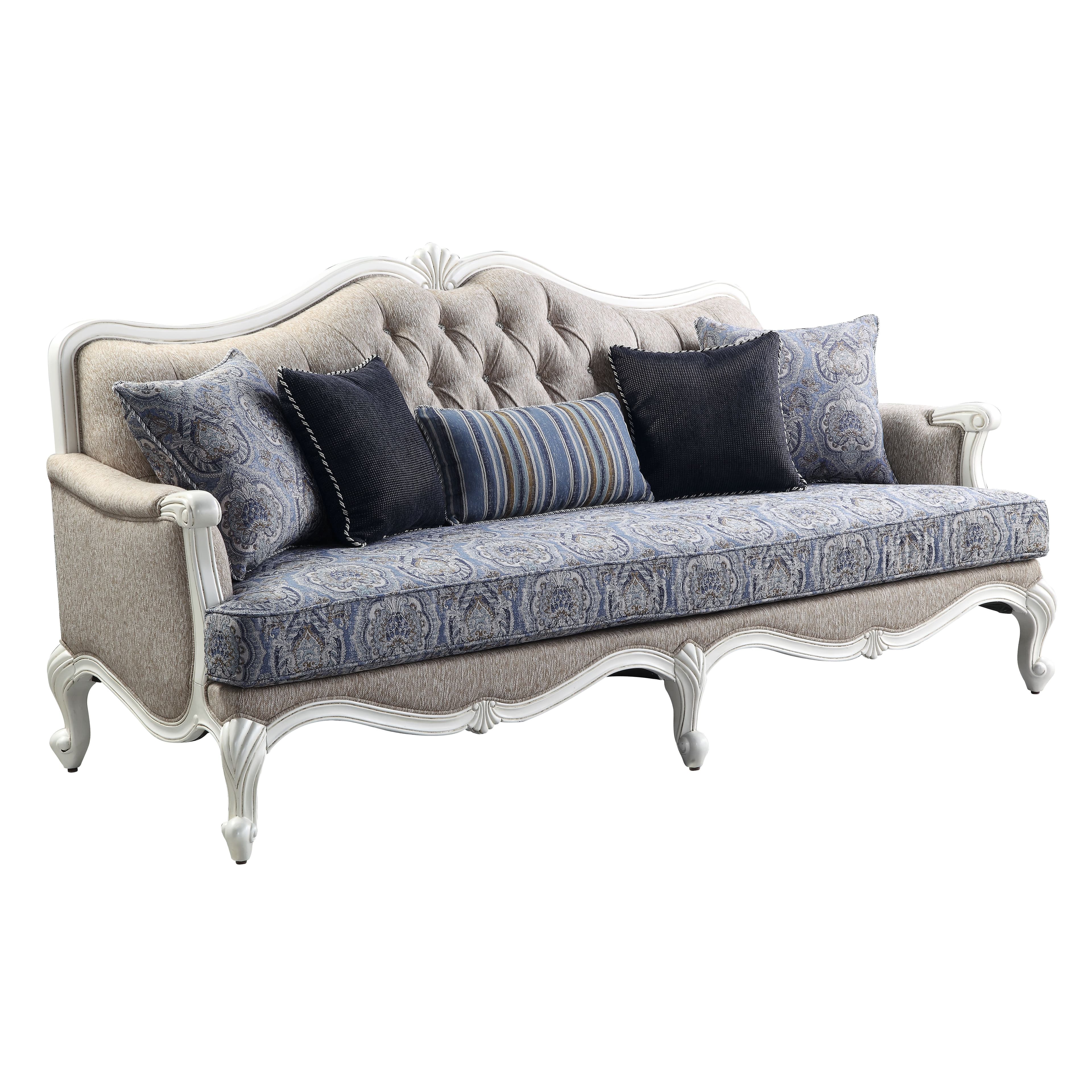 Sofa W/5 Pillows