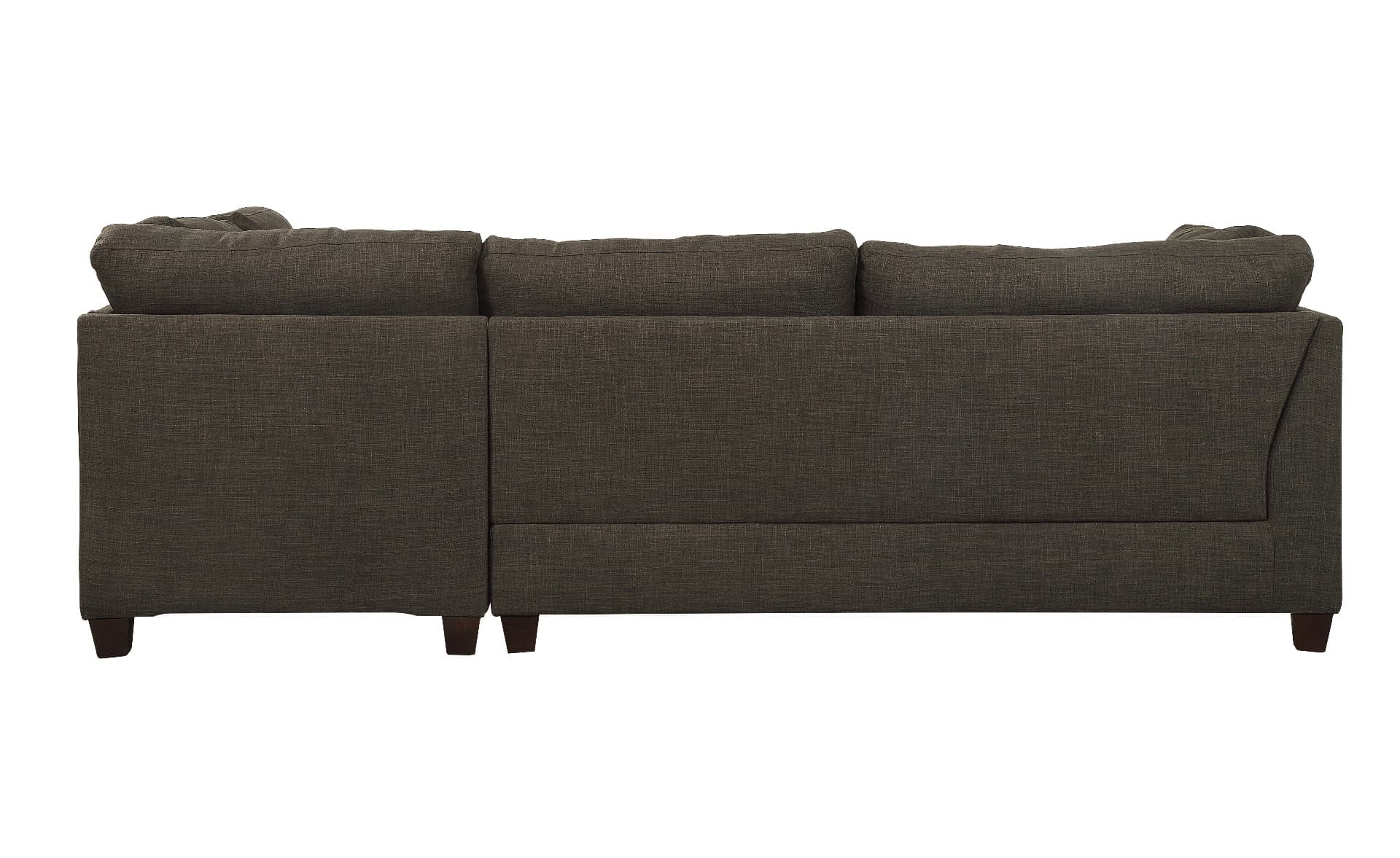 Sectional Sofa & Ottoman W/2 Pillows 5