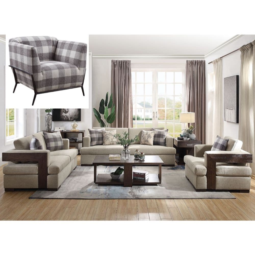 Sofa W/4 Pillows