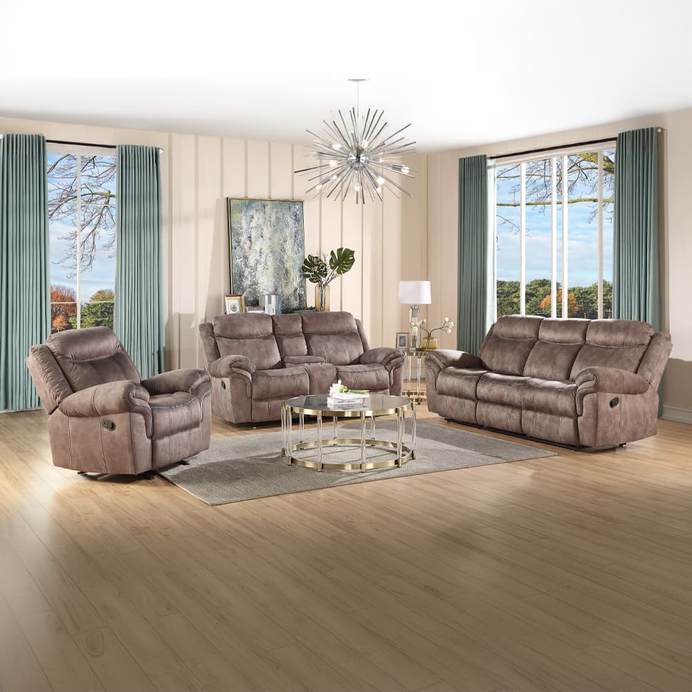 Motion Loveseat & Console W/USB Port 9