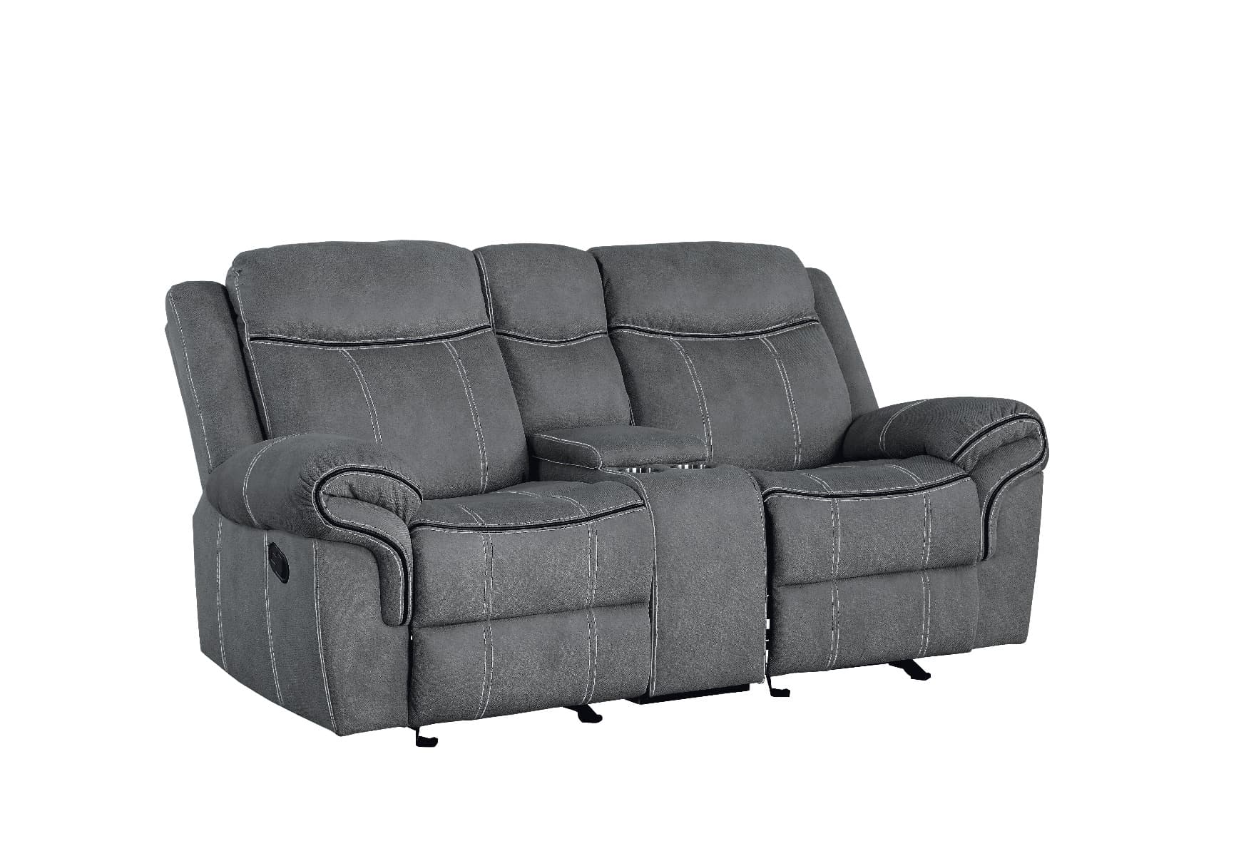 Motion Loveseat & Console W/USB Port 2