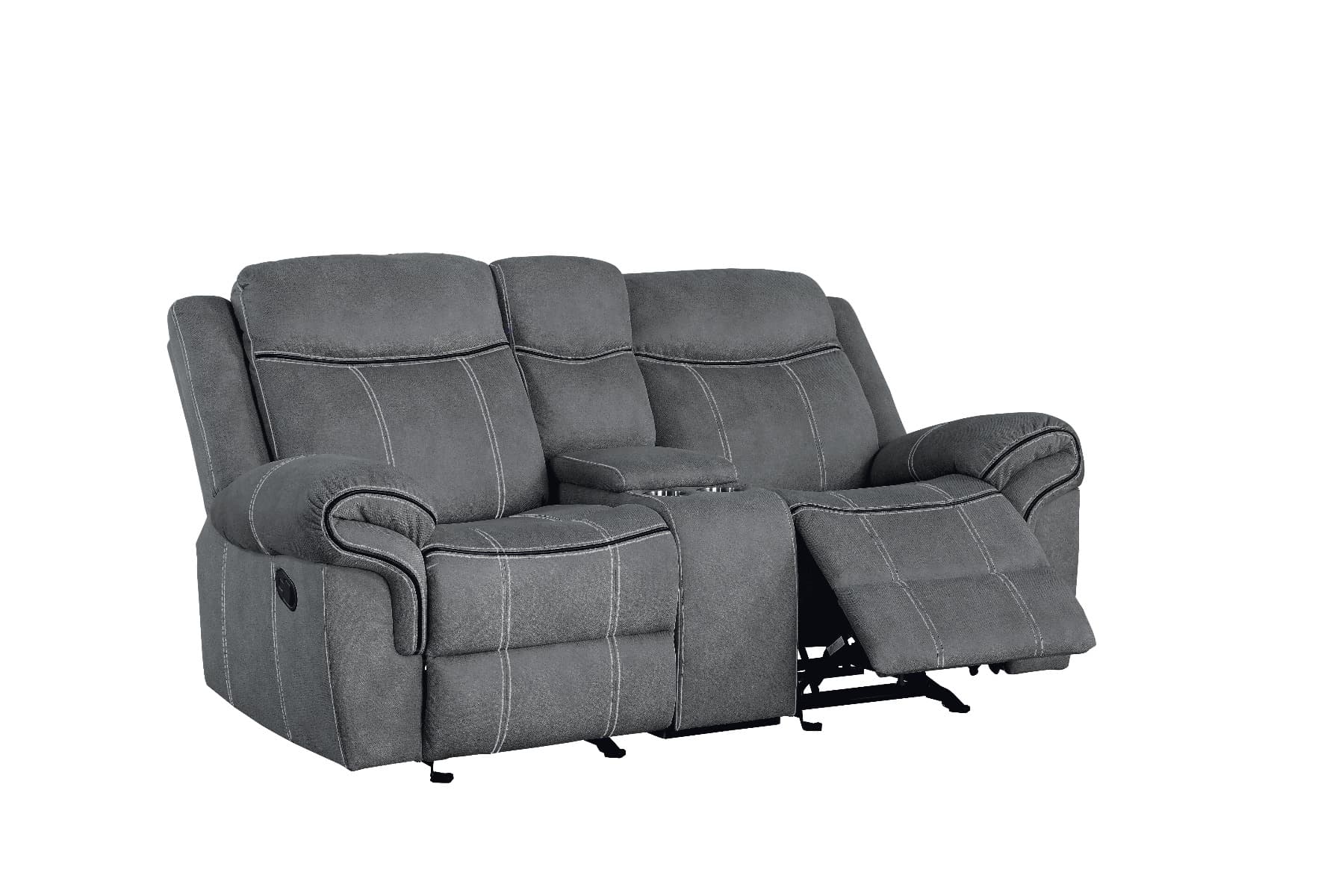 Motion Loveseat & Console W/USB Port 3