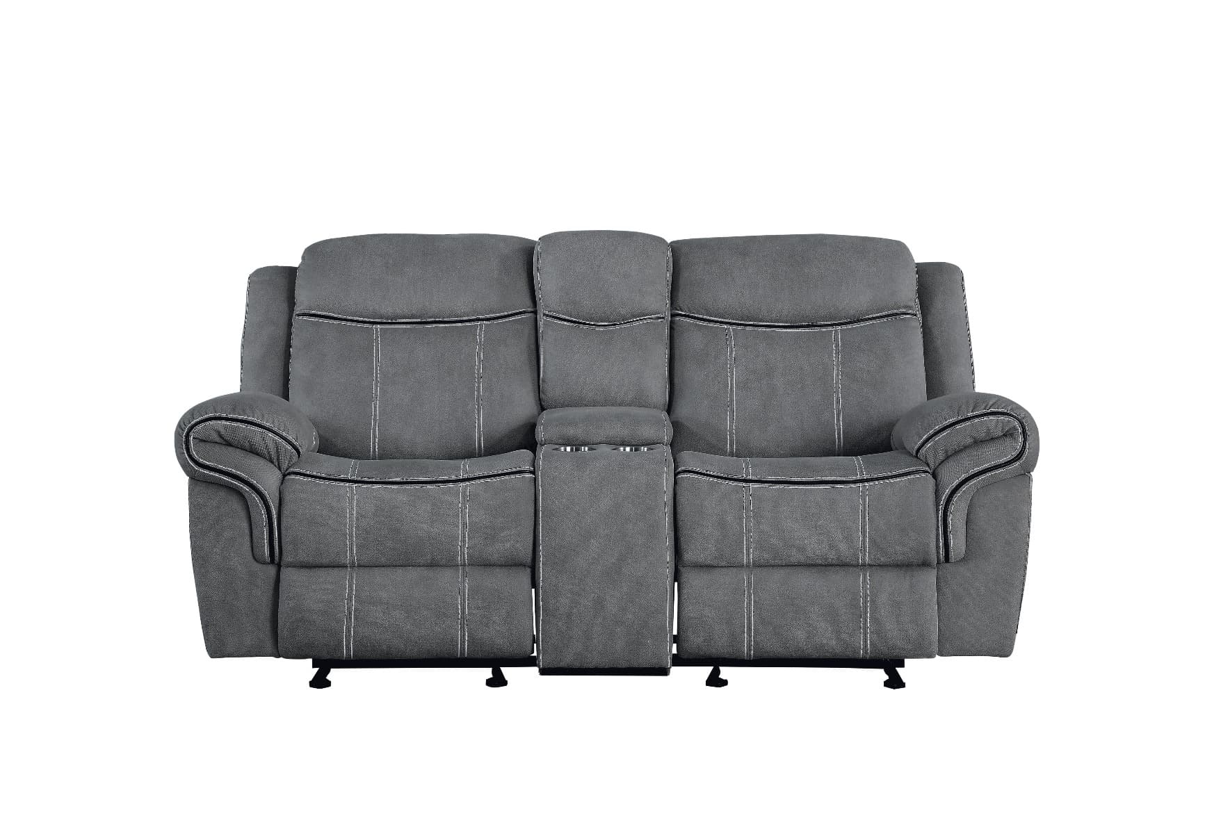 Motion Loveseat & Console W/USB Port 4