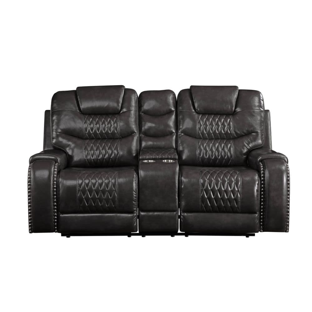 Motion Loveseat W/Console 2