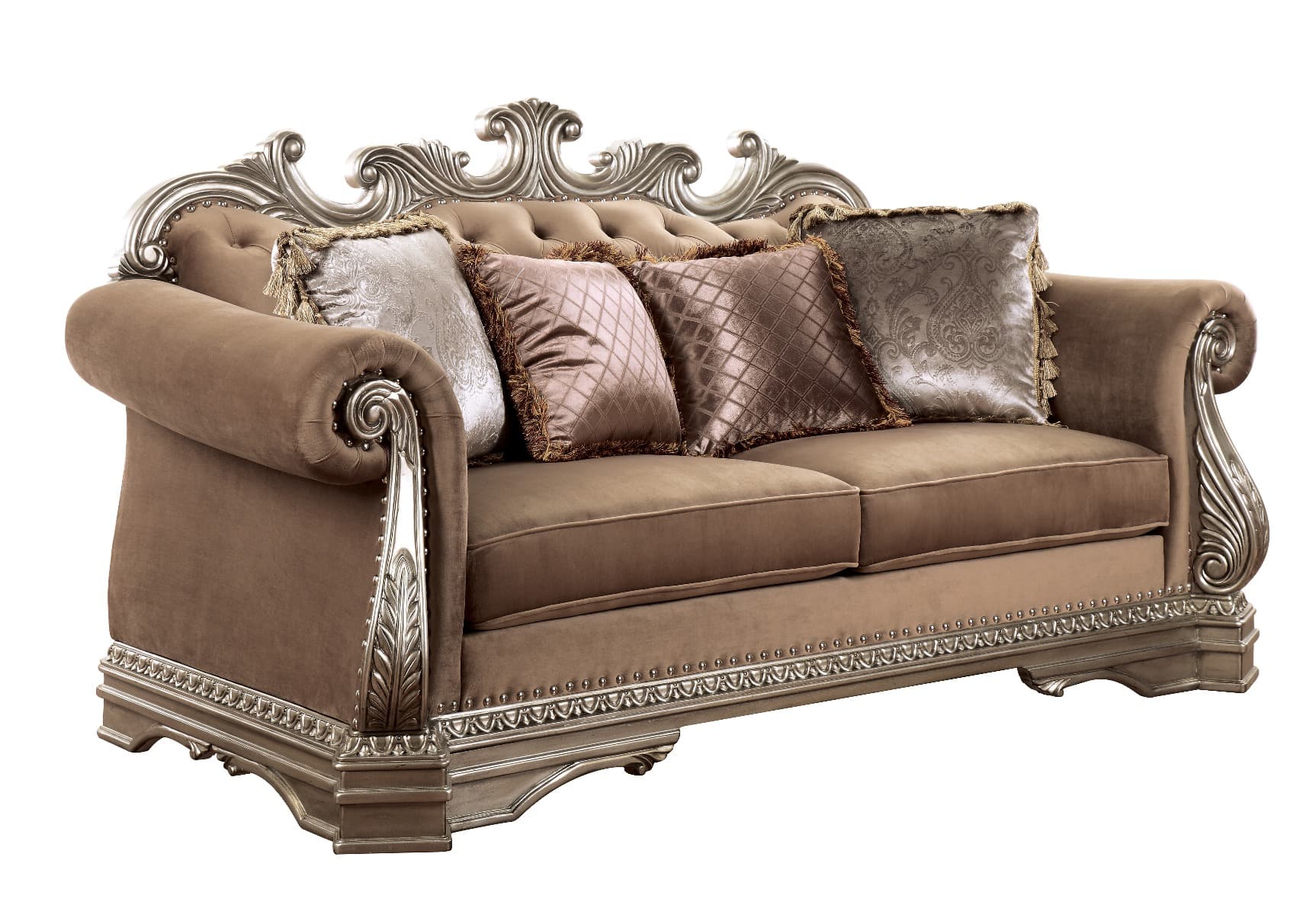 Loveseat W/4 Pillows