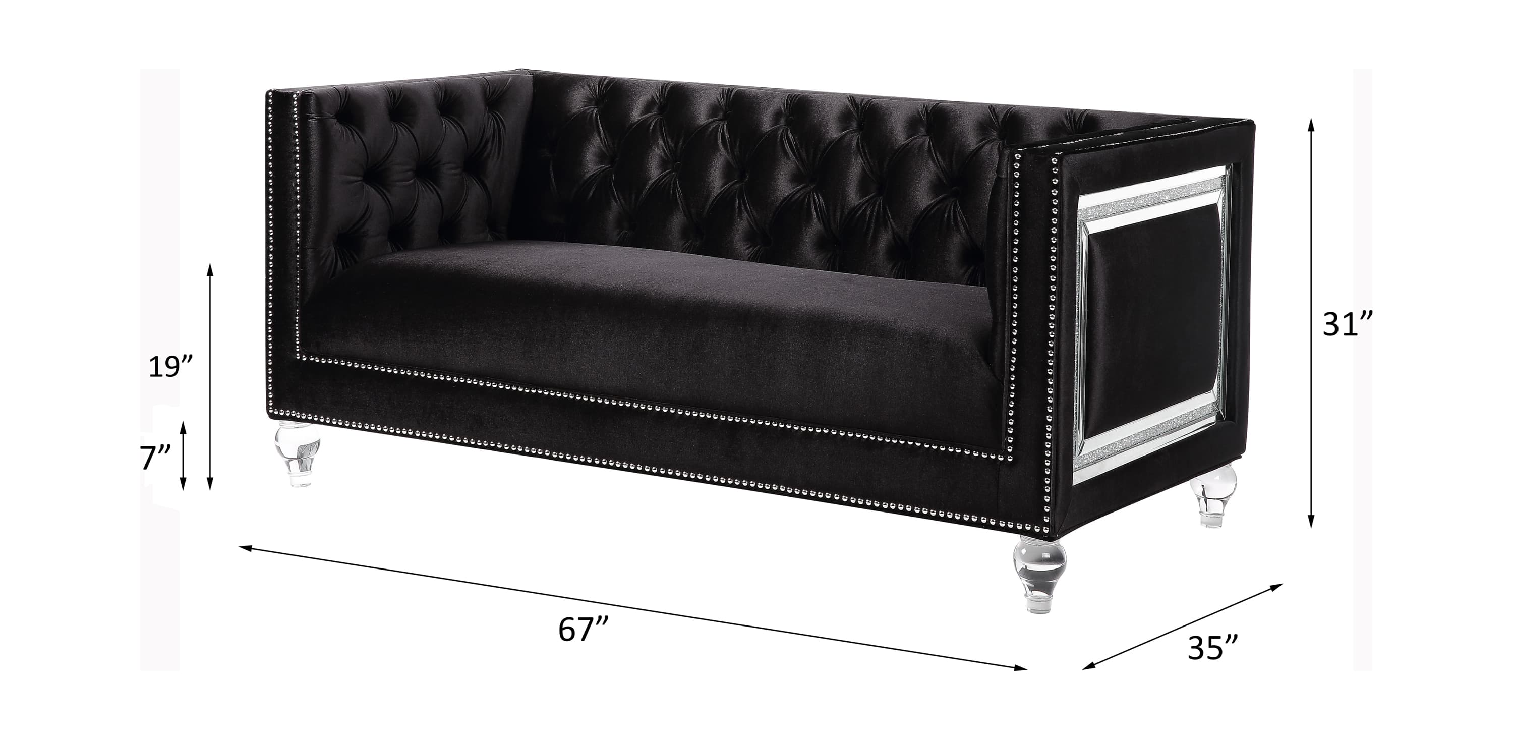 Loveseat W/2 Pillows 5