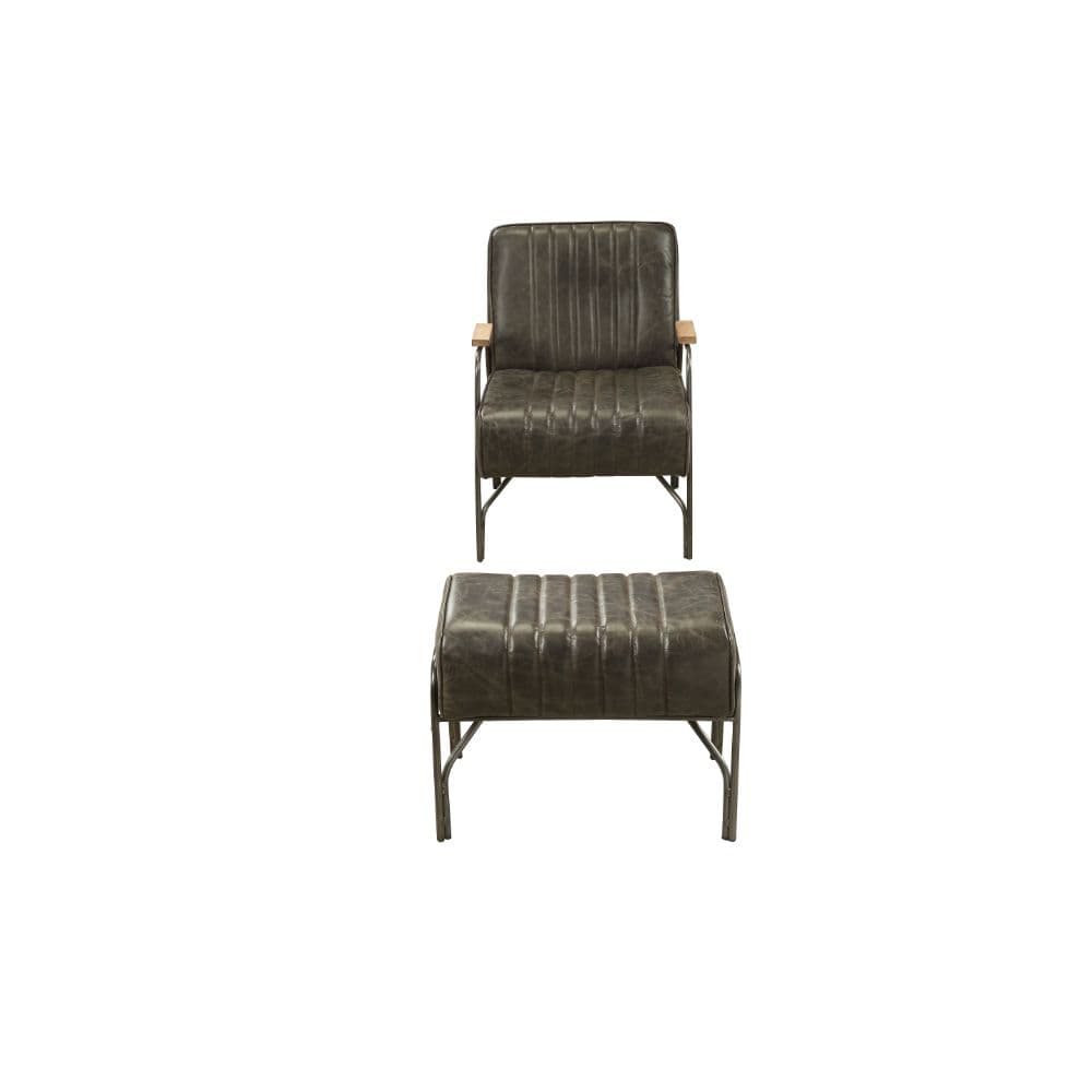 2Pc PK Chair & Ottoman 3