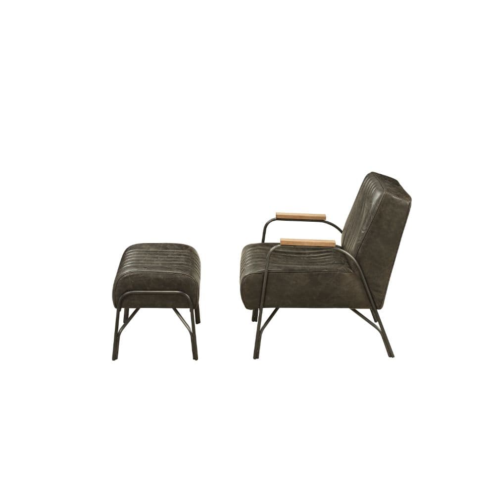 2Pc PK Chair & Ottoman 4