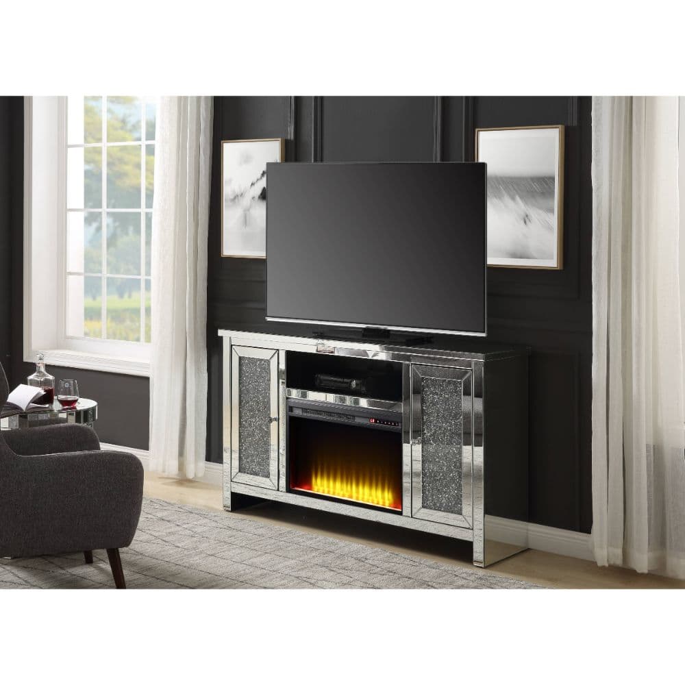 TV Stand W/Fireplace 9