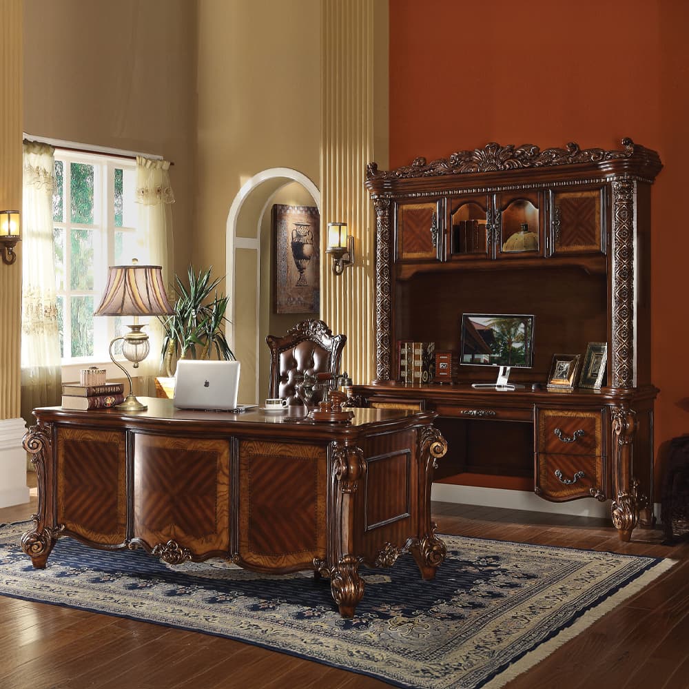 Computer Desk & Hutch 3