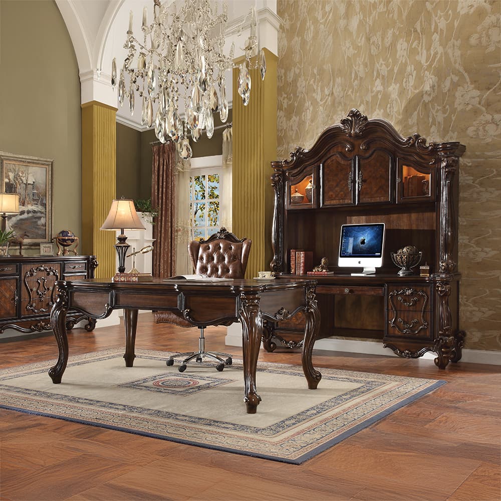 Executive Computer Desk W/Hutch 3